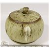 Image 4 : 78) JANO LETTS CERAMIC POT WITH LID WHITE GLAZE