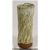 Image 1 : 14) JANO LETTS SIGNED TEXTURED CERAMIC VASE,