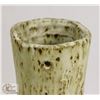 Image 5 : 14) JANO LETTS SIGNED TEXTURED CERAMIC VASE,