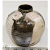 Image 2 : 46) TWO TONED GLAZED POT, SIGNED MH PROVOST