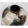 Image 4 : 46) TWO TONED GLAZED POT, SIGNED MH PROVOST