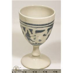 6) CERAMIC CUP SIGNED BESTU 85 CANADA, 6 X3.5 