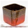 Image 2 : 51) MAYTIME CERAMICS SQUARE POT 4"X4".