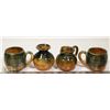 Image 1 : 59) SET OF 4 CERAMIC POTS SIGNED INEKE VICTORIA BC