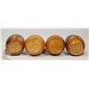 Image 4 : 59) SET OF 4 CERAMIC POTS SIGNED INEKE VICTORIA BC