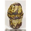 Image 3 : 72) RUSTIC WHITE GLAZE MUSHROOM VASE, UNSIGNED,