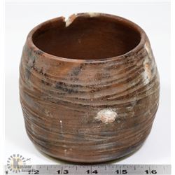 4) MARY BORGSTROM POT, 5"X4.5"