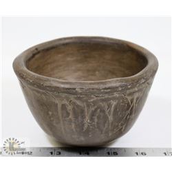 63) MARY BORGSTROM PRIMITIVE STONE POLISHED POT