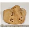 Image 2 : 20) ANTHROPOMORPHIC CLAY SCULPTURE SIGNED LS 1968,