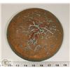 Image 3 : 75) SPECKLE GREEN GLAZED PLATE ATTRIBUTED TO MARY