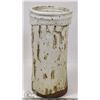 Image 1 : 40) JANO LETTS TEXTURED WHITE VASE, FRIEND AND