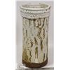 Image 2 : 40) JANO LETTS TEXTURED WHITE VASE, FRIEND AND
