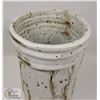 Image 4 : 40) JANO LETTS TEXTURED WHITE VASE, FRIEND AND
