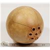 Image 1 : 125) MARY BORGSTROM SPHERE SIGNED, CRACKS FROM