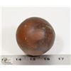 Image 1 : 94) MARY BORGSTROM SPHERE UNSIGNED, BROWN GLAZE