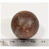 Image 2 : 94) MARY BORGSTROM SPHERE UNSIGNED, BROWN GLAZE