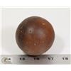 Image 3 : 94) MARY BORGSTROM SPHERE UNSIGNED, BROWN GLAZE
