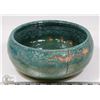 Image 2 : 34) MARY BORGSTROM HEAVY GREEN GLAZE POT SIGNED &