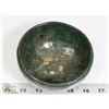 Image 3 : 21) GLAZED GREEN BOWL ATTRIBUTED TO MARY BORGSTROM