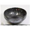 Image 1 : 22) GLAZED DARK GREEN BOWL 5.5"X2.5" ATTRIBUTED TO