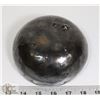 Image 4 : 22) GLAZED DARK GREEN BOWL 5.5"X2.5" ATTRIBUTED TO