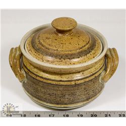 100) JANO LETTS JAR WITH LID REPAIRED DAMAGE TO