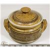 Image 1 : 100) JANO LETTS JAR WITH LID REPAIRED DAMAGE TO