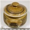 Image 2 : 100) JANO LETTS JAR WITH LID REPAIRED DAMAGE TO