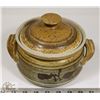 Image 3 : 100) JANO LETTS JAR WITH LID REPAIRED DAMAGE TO