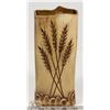 Image 3 : 38) SQUARE WHEAT VASE SIGNED MN WYNYARD SK,