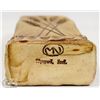 Image 4 : 38) SQUARE WHEAT VASE SIGNED MN WYNYARD SK,