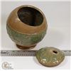 Image 2 : 36) MARY BORGSTROM SPHERICAL POT WITH LID, BROWN