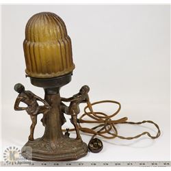 92) ART NOUVEAU FIGURAL LAMP FROM MARY BORGSTROM'S