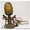 Image 1 : 92) ART NOUVEAU FIGURAL LAMP FROM MARY BORGSTROM'S