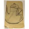 Image 1 : 118) MARY BORGSTROM TEAPOT DESIGN HAND DRAWN.