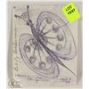 Image 1 : MARY BORGSTROM HAND DRAWN BUTTERFLY BALLERINA