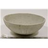Image 2 : UNGLAZED CLAY BOWL, UNSIGNED, UNKNOWN ARTIST