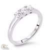 Image 1 : CANADIAN DIAMOND THREE STONE RING