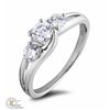 Image 1 : CANADIAN DIAMOND TRILOGY RING