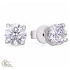 Image 1 : 3/4 CARAT TW GIA CERTIFIED DIAMOND STUD EARRINGS