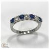 Image 1 : SAPPHIRE AND DIAMOND  RING