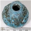Image 3 : 52) BLUE VOLCANO JAR ATTRIBUTED TO MARY BORGSTROM