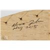 Image 4 : BIRCHBARK BASKET SIGNED ON BOTTOM DATED MAY 2015