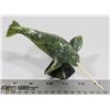 Image 1 : SOAPSTONE INUIT NARWHAL CARVING 2008