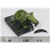 Image 2 : SOAPSTONE BEAR WITH FISH CARVING, 2008