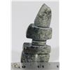Image 1 : SOAPSTONE INUIT INUKSUK CARVING