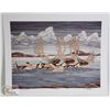 Image 1 : TRAVELER OF THE TUNDRA PRINT BY R. CRAIG #27/500