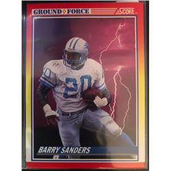 1990-91 Score Barry Sanders Card #325 Ground Force