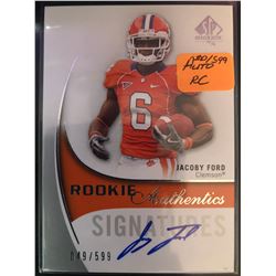 2010 SP Authentic Rookie Autograph Jacoby Ford #172