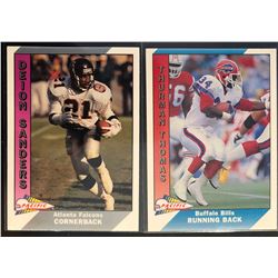 1991-92 Pacific Deion Sanders Card  #1, And Thurman